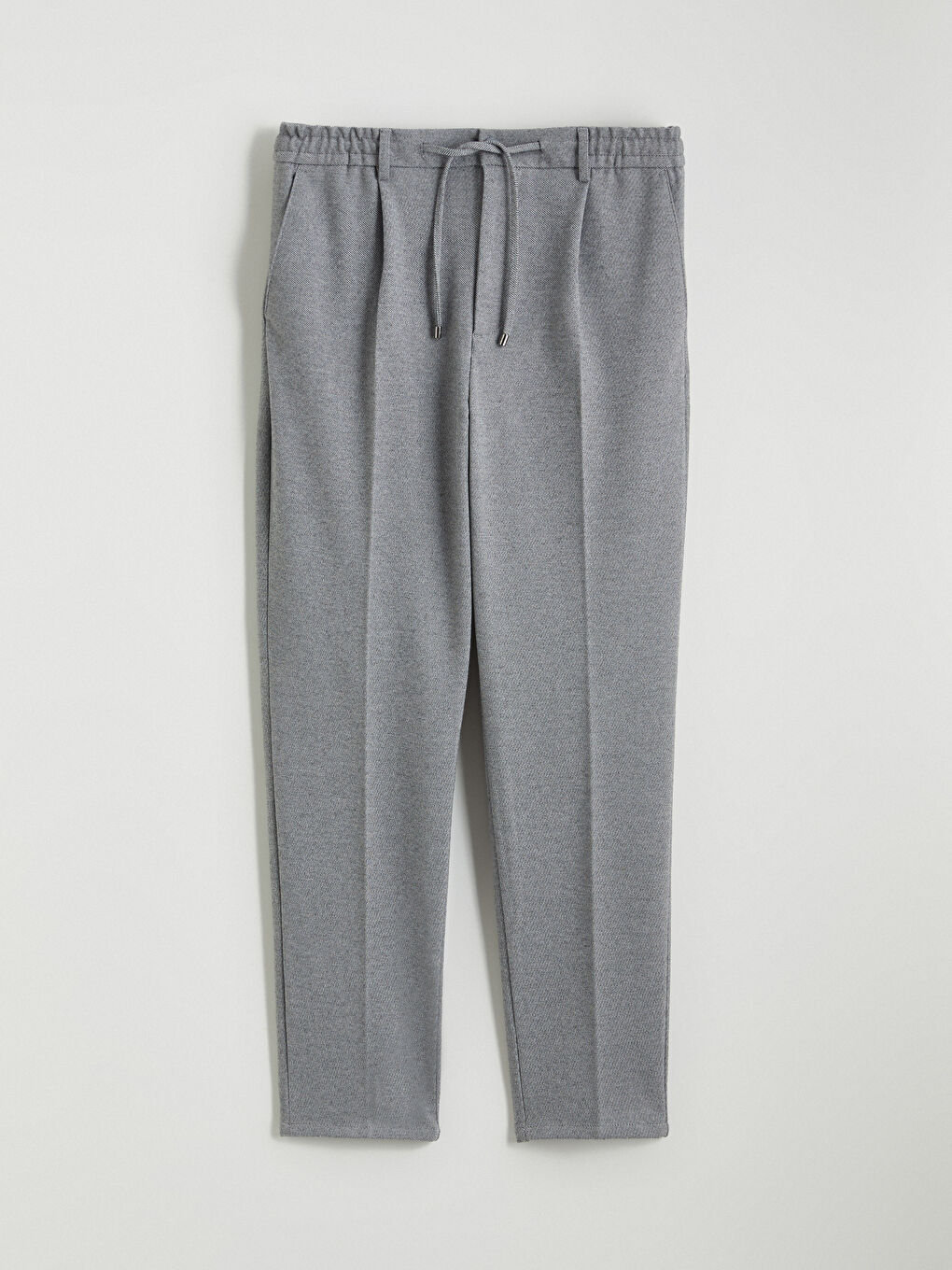 Gri Standart Kalıp Erkek Pantolon-8