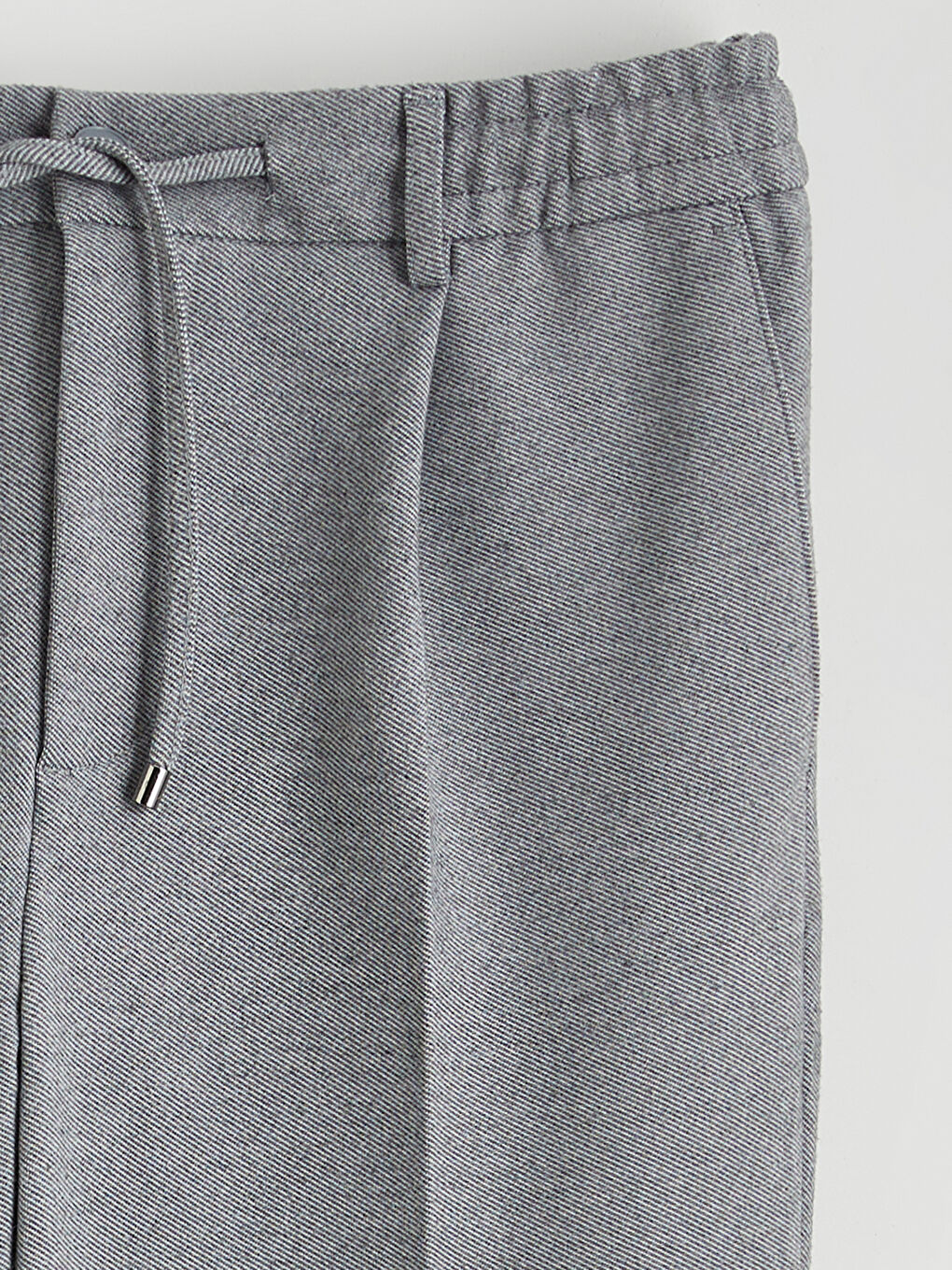 Gri Standart Kalıp Erkek Pantolon-9