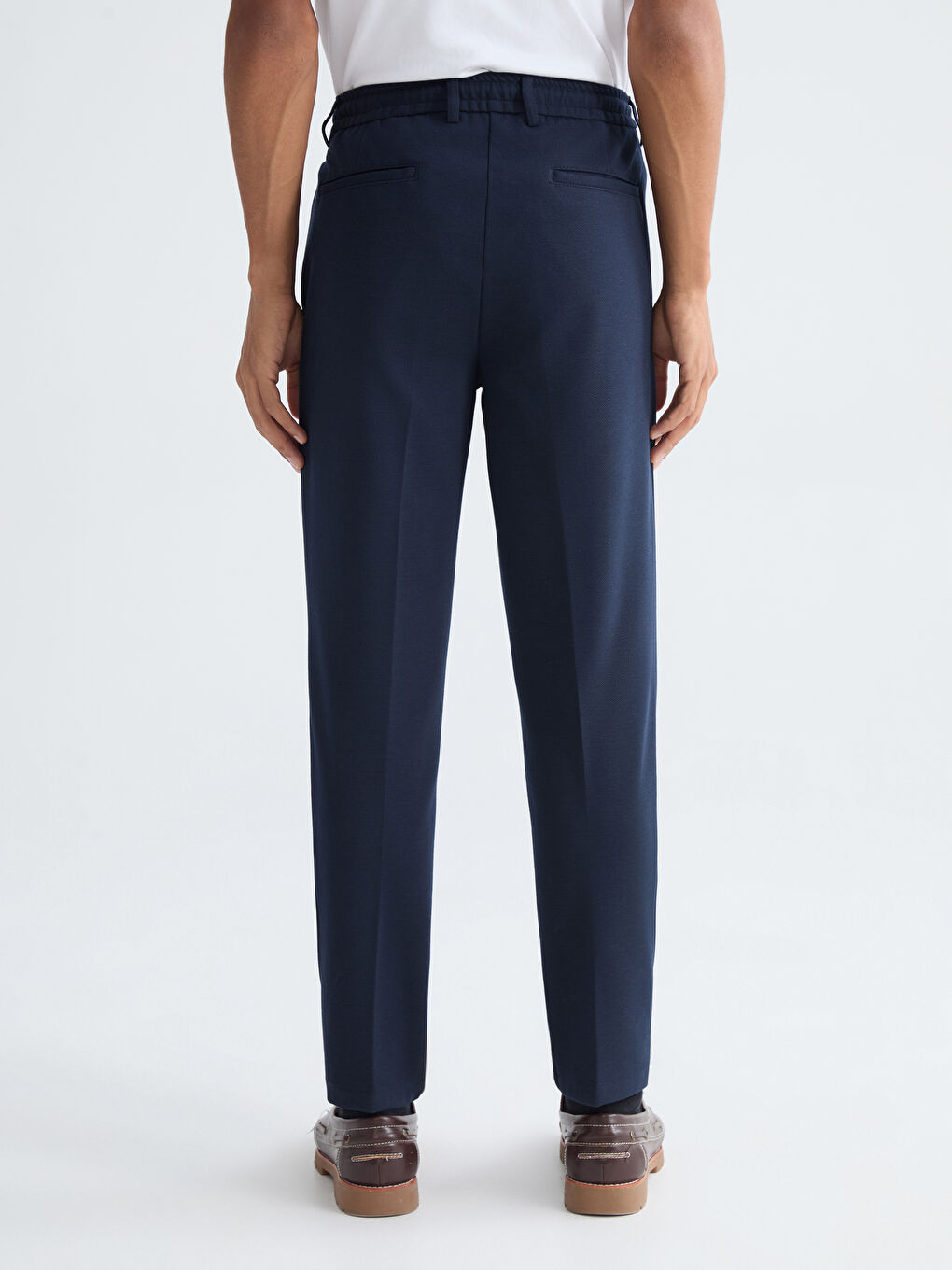 Lacivert Standart Kalıp Erkek Pantolon-3