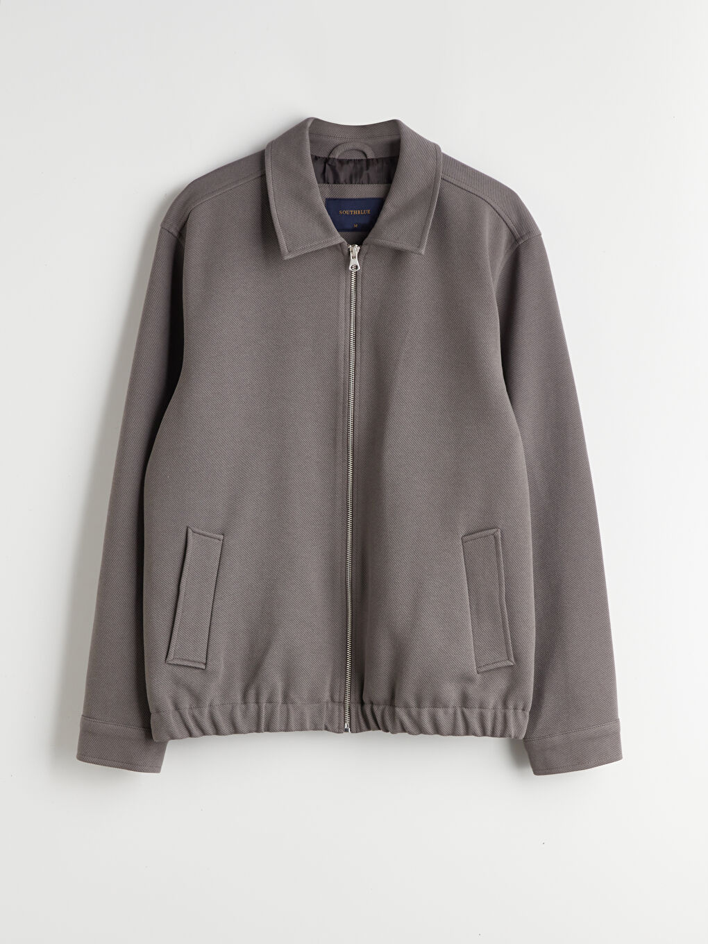 Haki Standart Kalıp Gömlek Yaka Erkek Mont-5