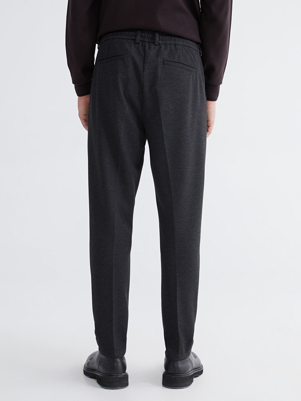 Antrasit Standart Kalıp Erkek Pantolon-3