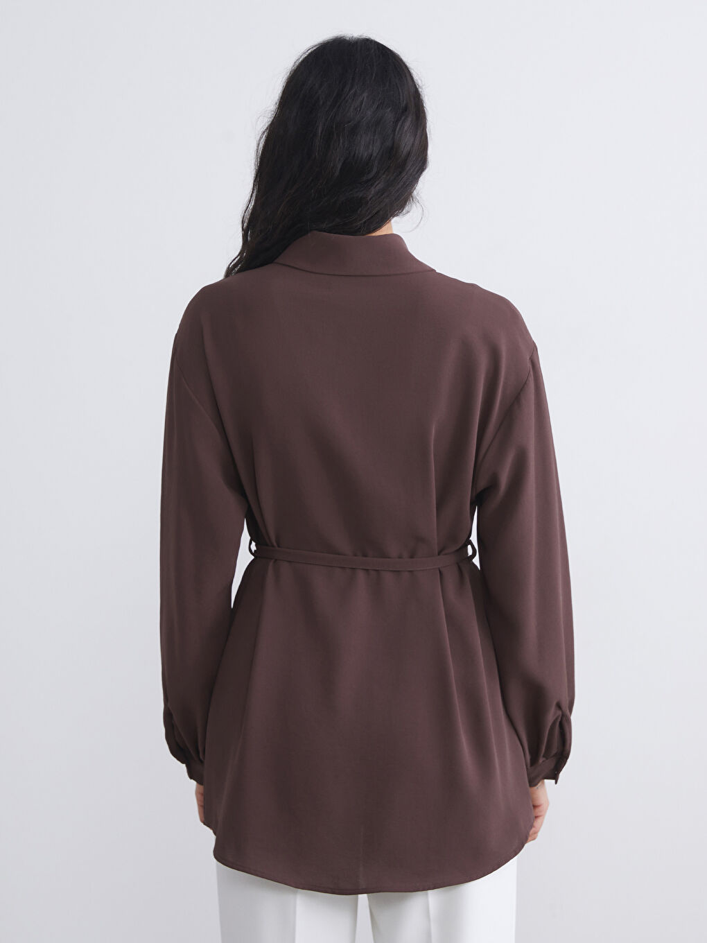 LCW Modest Oversize Women's Shirt Tunic -W5GQ17Z8-D2N
