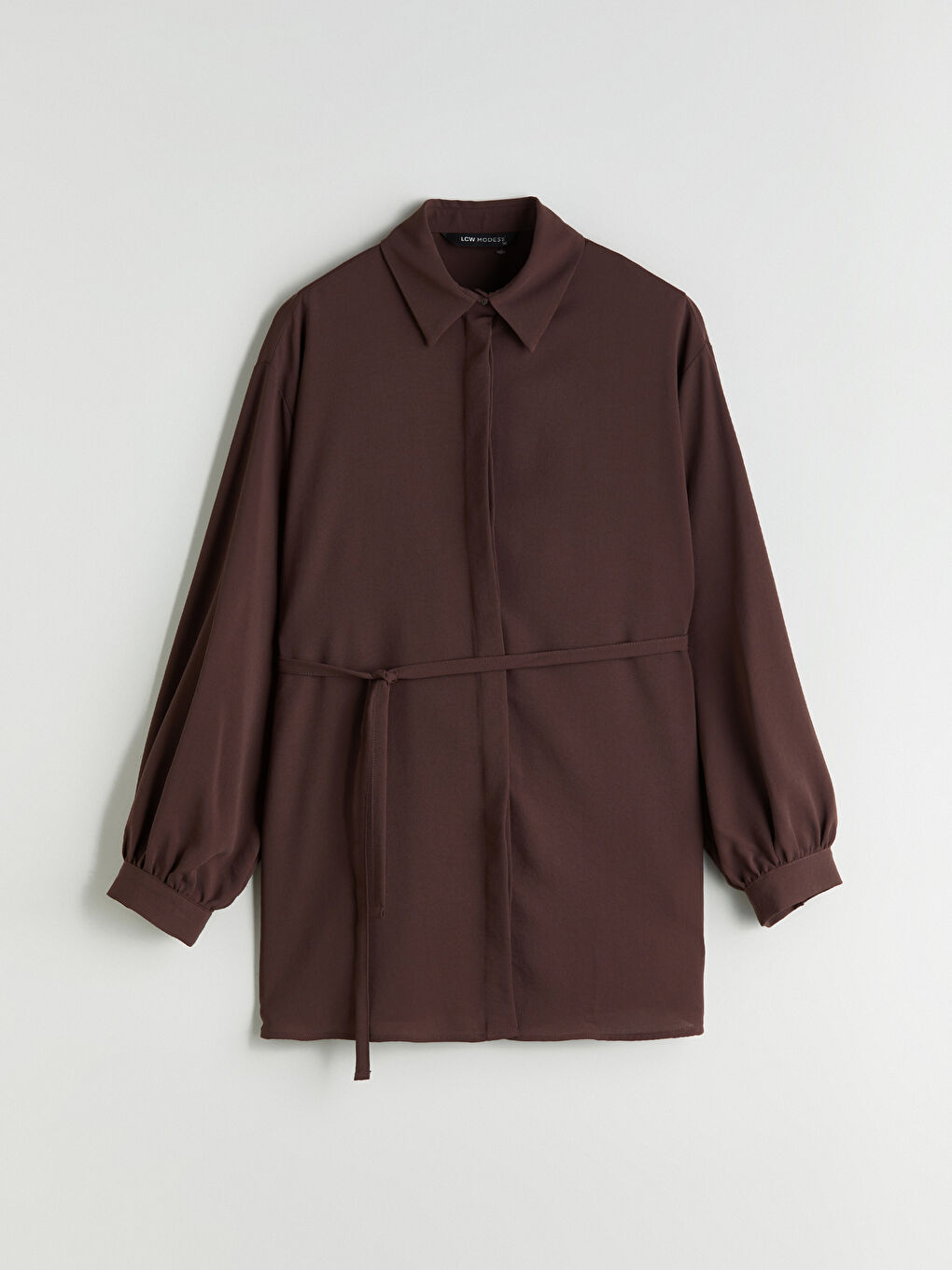 LCW Modest Oversize Women's Shirt Tunic -W5GQ17Z8-D2N