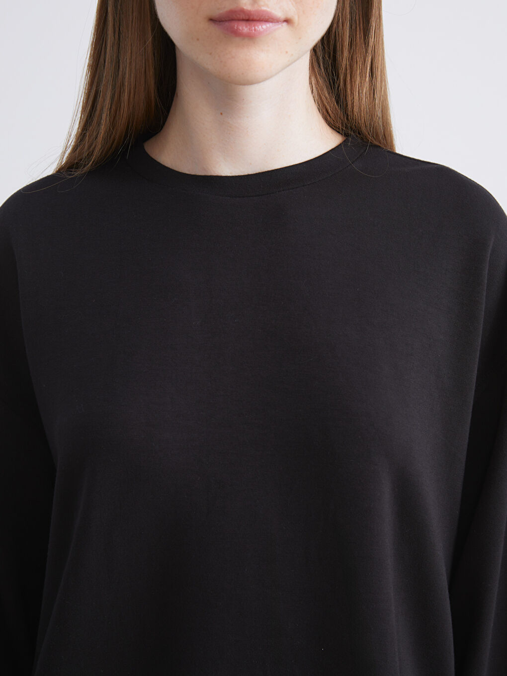 Crew Neck Women's Sweatshirt-2