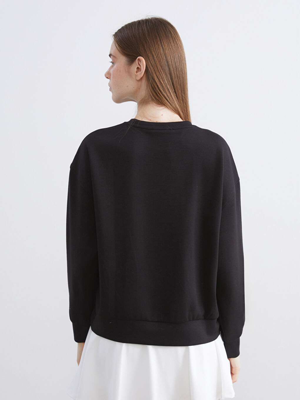 Crew Neck Women's Sweatshirt-3