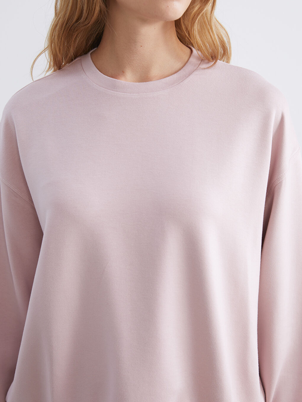 Crew Neck Women's Sweatshirt-2