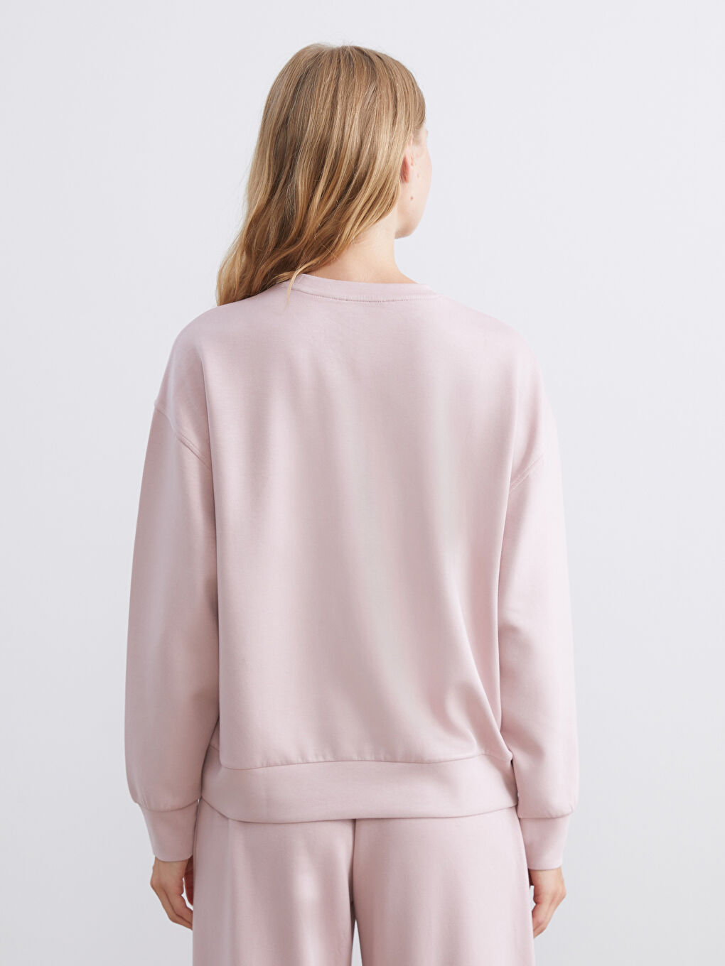 Crew Neck Women's Sweatshirt-3