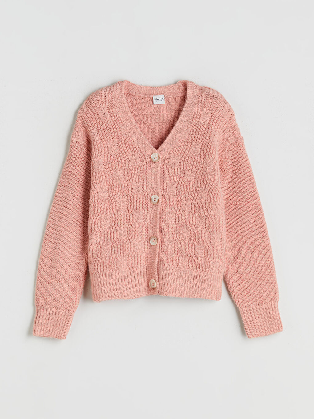 V Neck Girls' Knitwear Cardigan