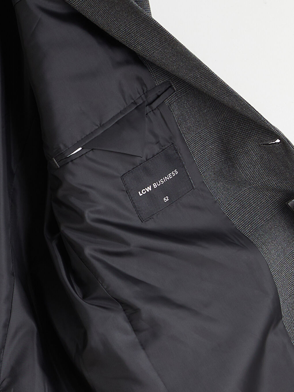 Siyah Standart Kalıp Erkek Blazer Ceket-6