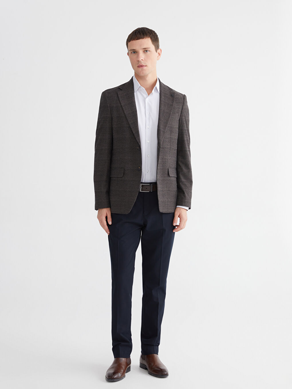 جاكيط بليزر رجال بقصة عادية-1