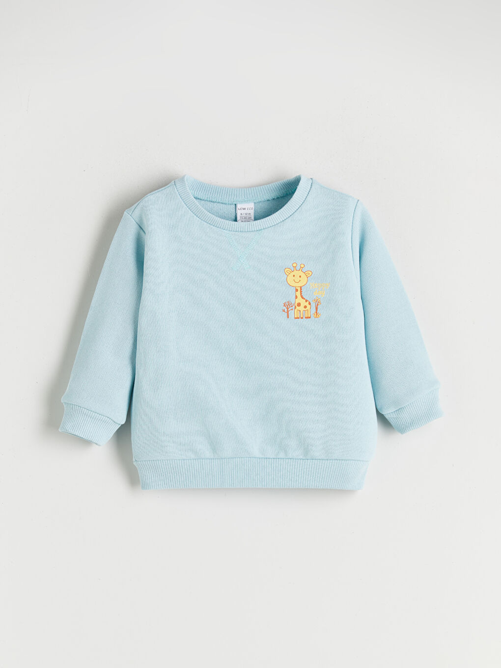 Mavi Bisiklet Yaka Erkek Çocuk Sweatshirt