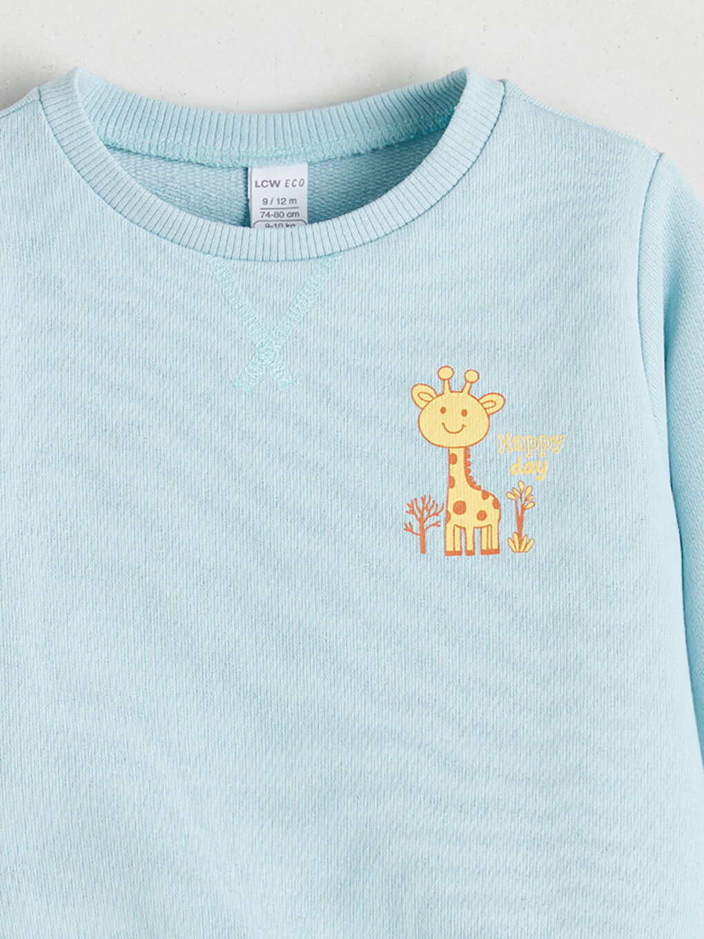 Mavi Bisiklet Yaka Erkek Çocuk Sweatshirt-2