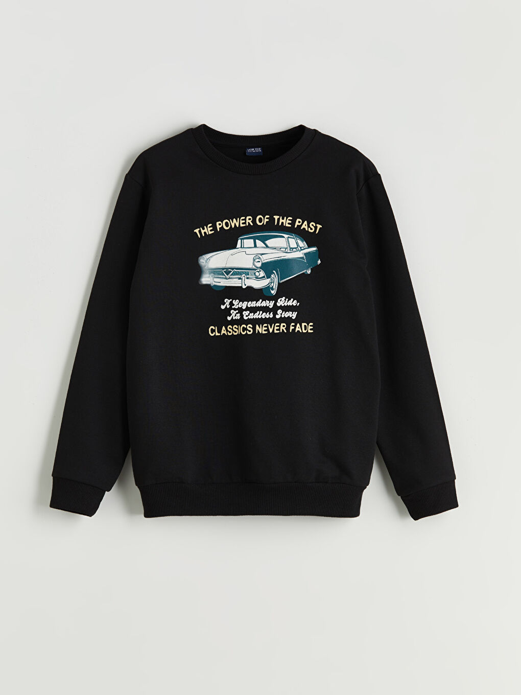 LCW ECO Crew Neck Printed Boys' Sweatshirt -W5GR46Z4-CVL