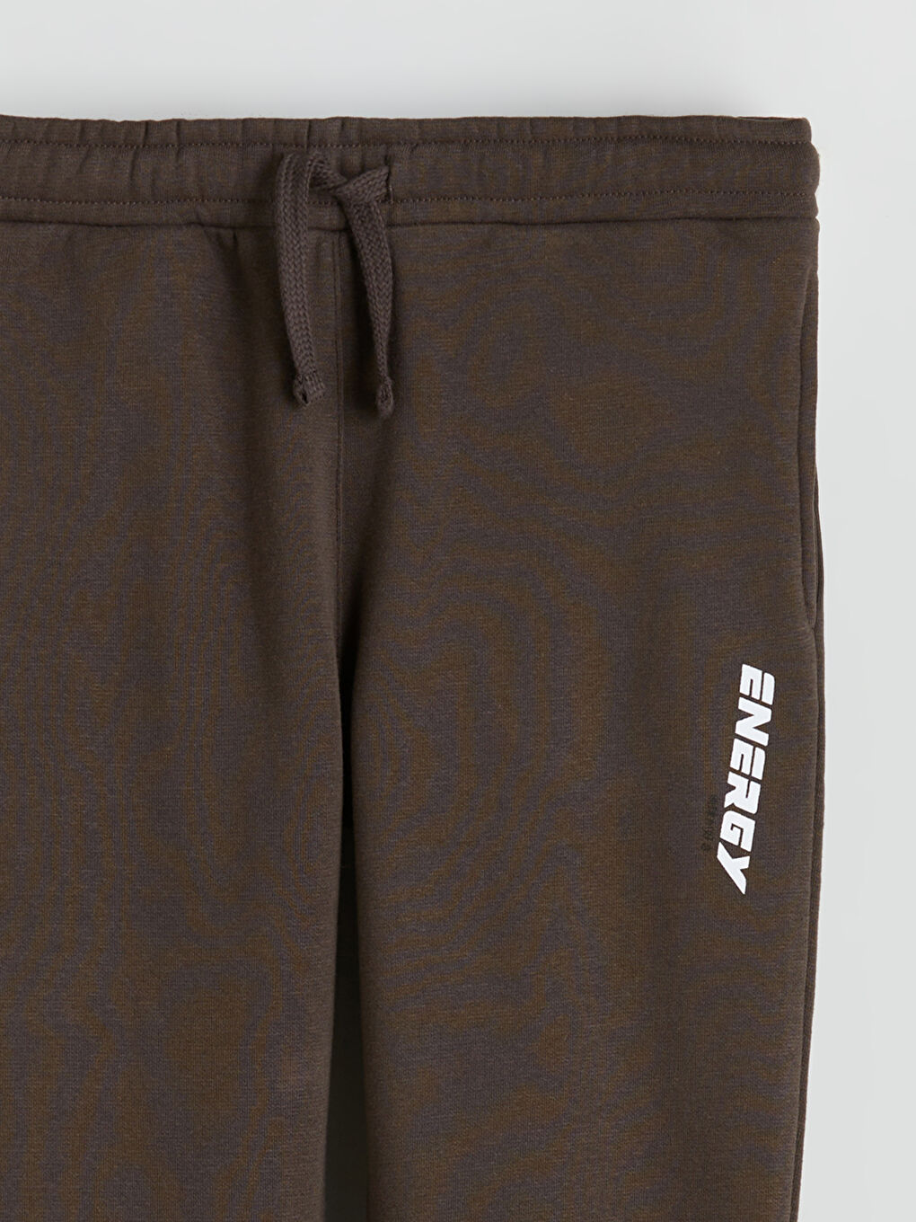 Kahverengi Beli Lastikli Erkek Çocuk Jogger  Eşofman Altı-3