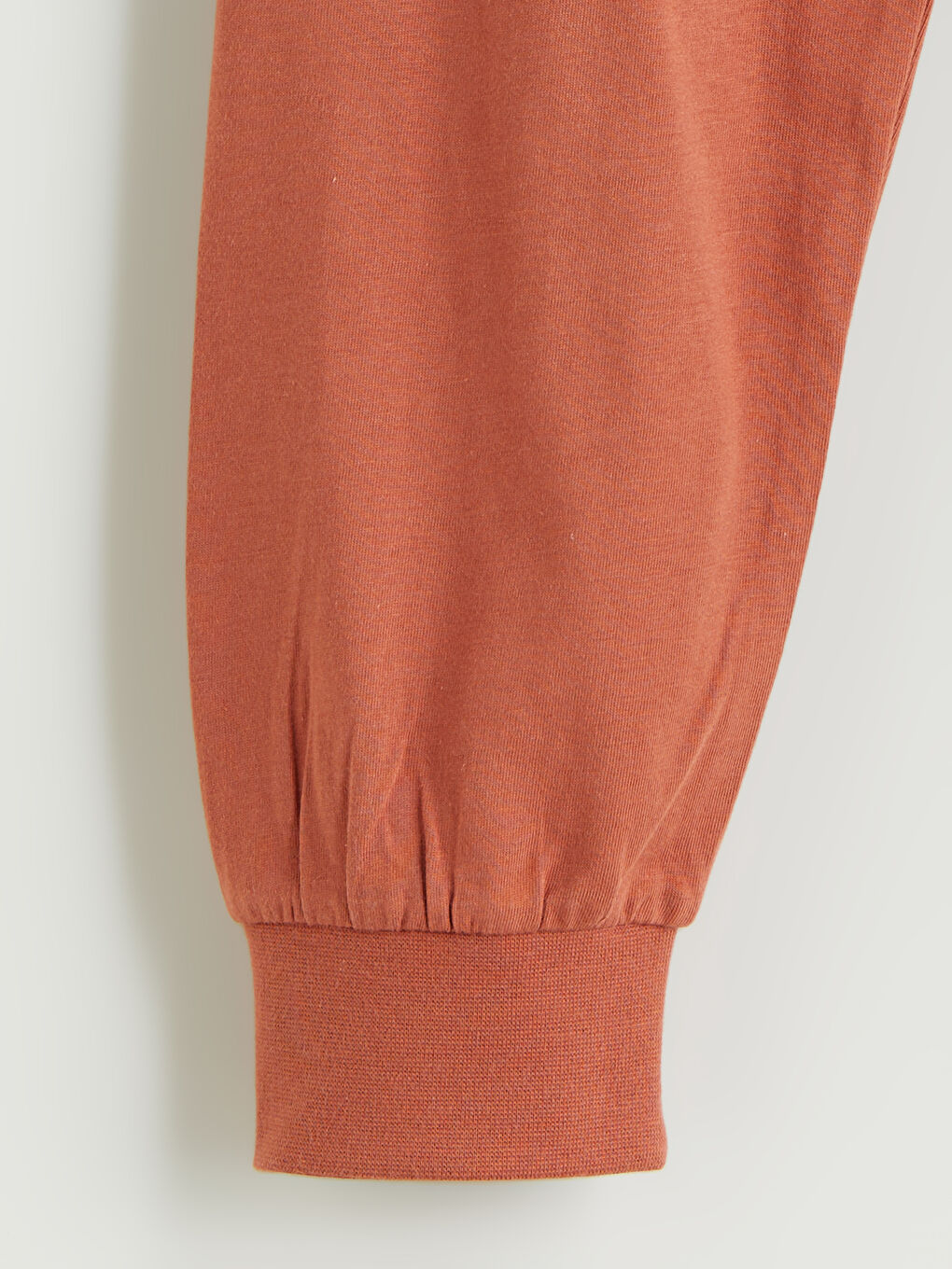 Kahverengi Beli Lastikli Erkek Çocuk Pijama Alt-2