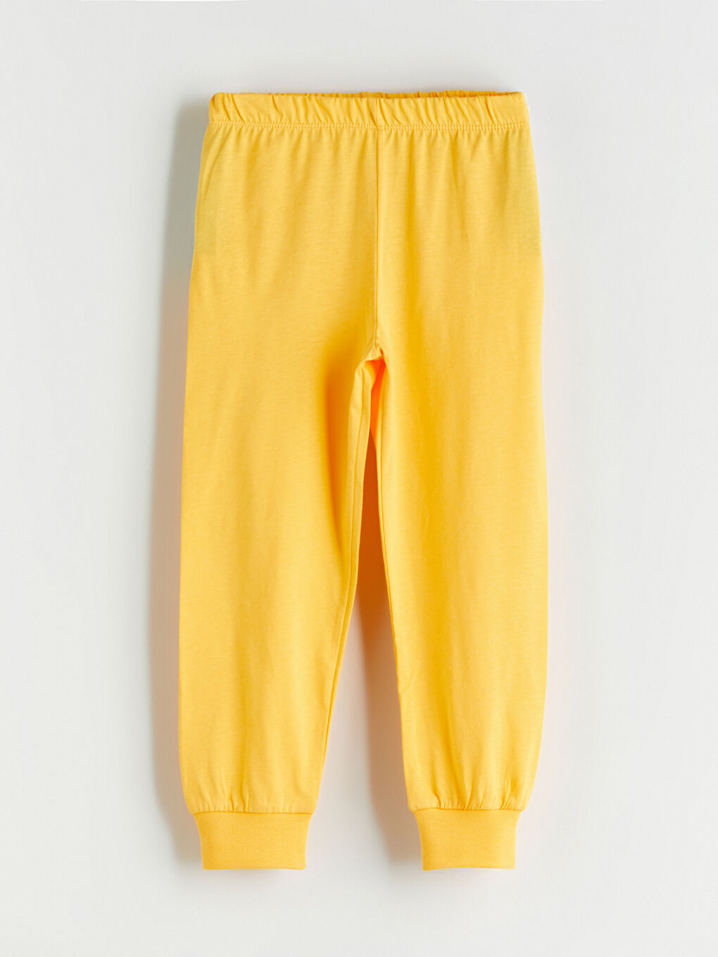 Turuncu Beli Lastikli Erkek Çocuk Pijama Altı