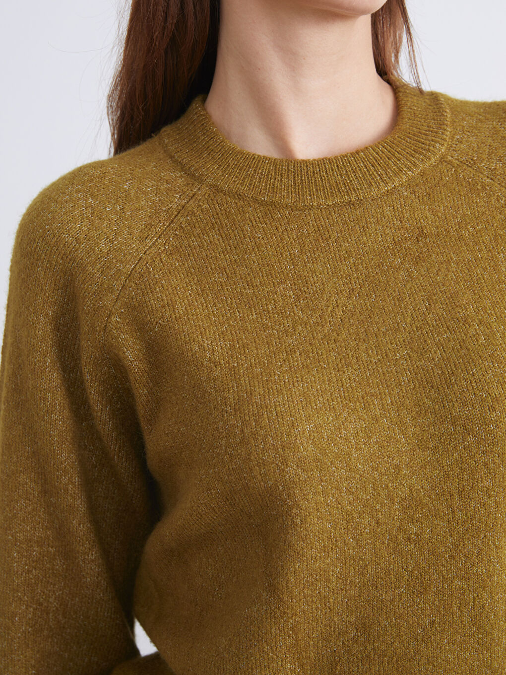 Crew Neck Women's Knitwear Sweater-2