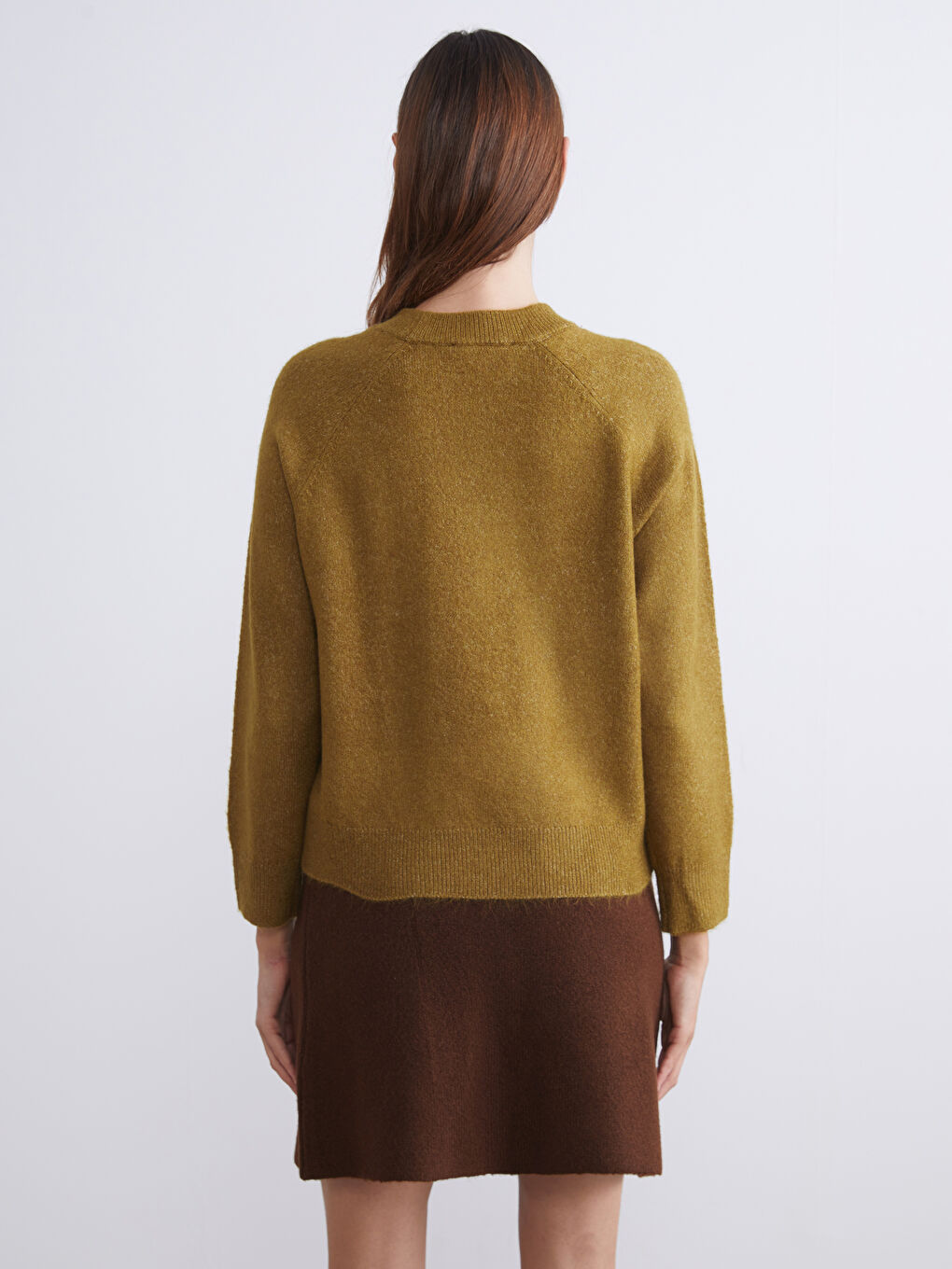 Crew Neck Women's Knitwear Sweater-3