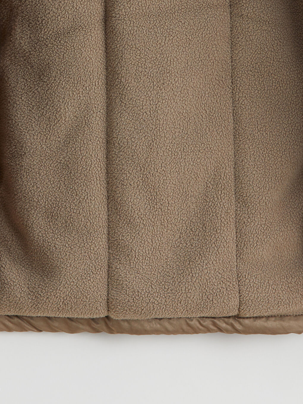 Gri Standart Kalıp Kapüşonlu Erkek Mont-6