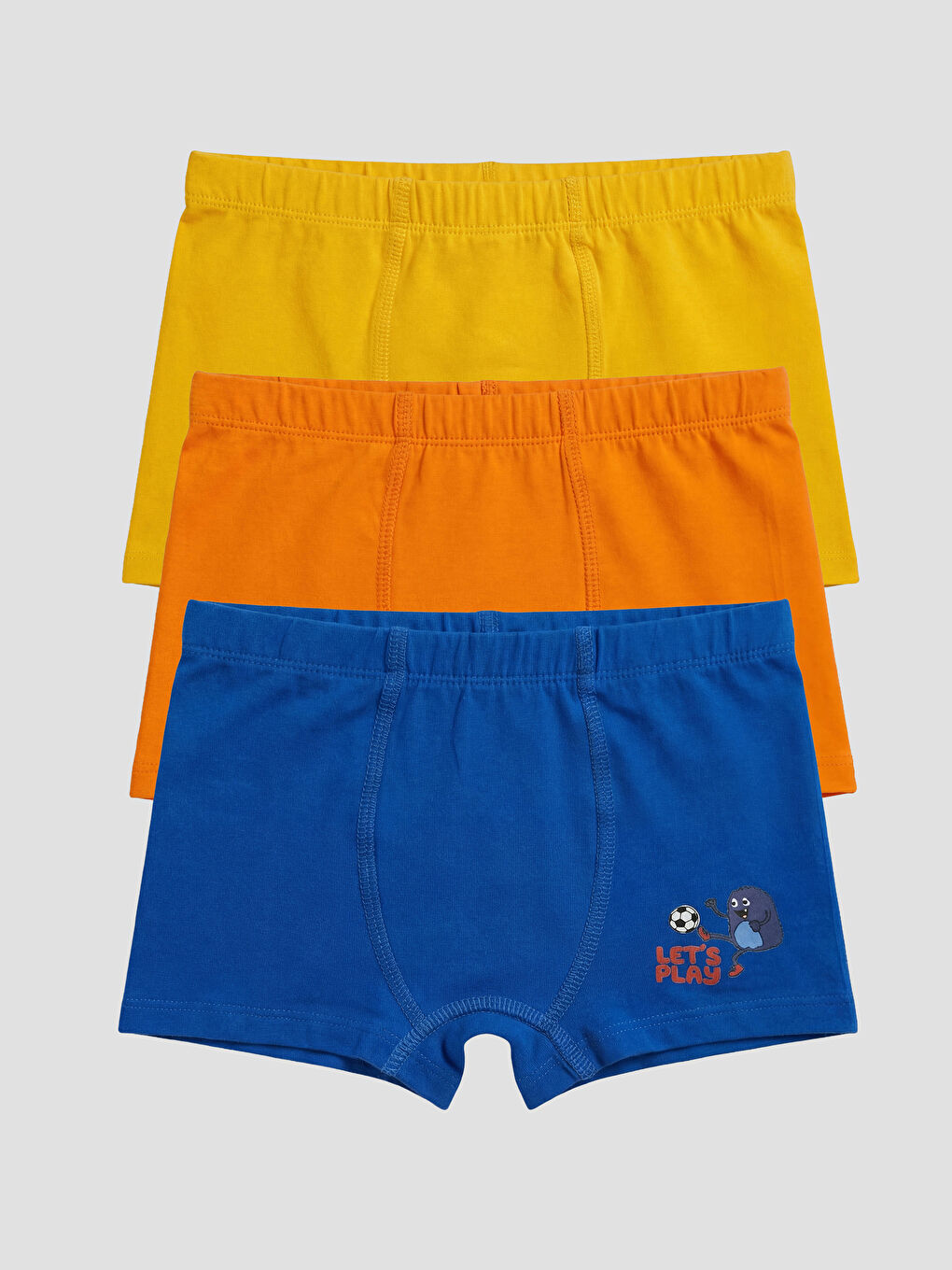 سراويل بوكسر أساسية للأولاد - عبوة من 3 قطع-1