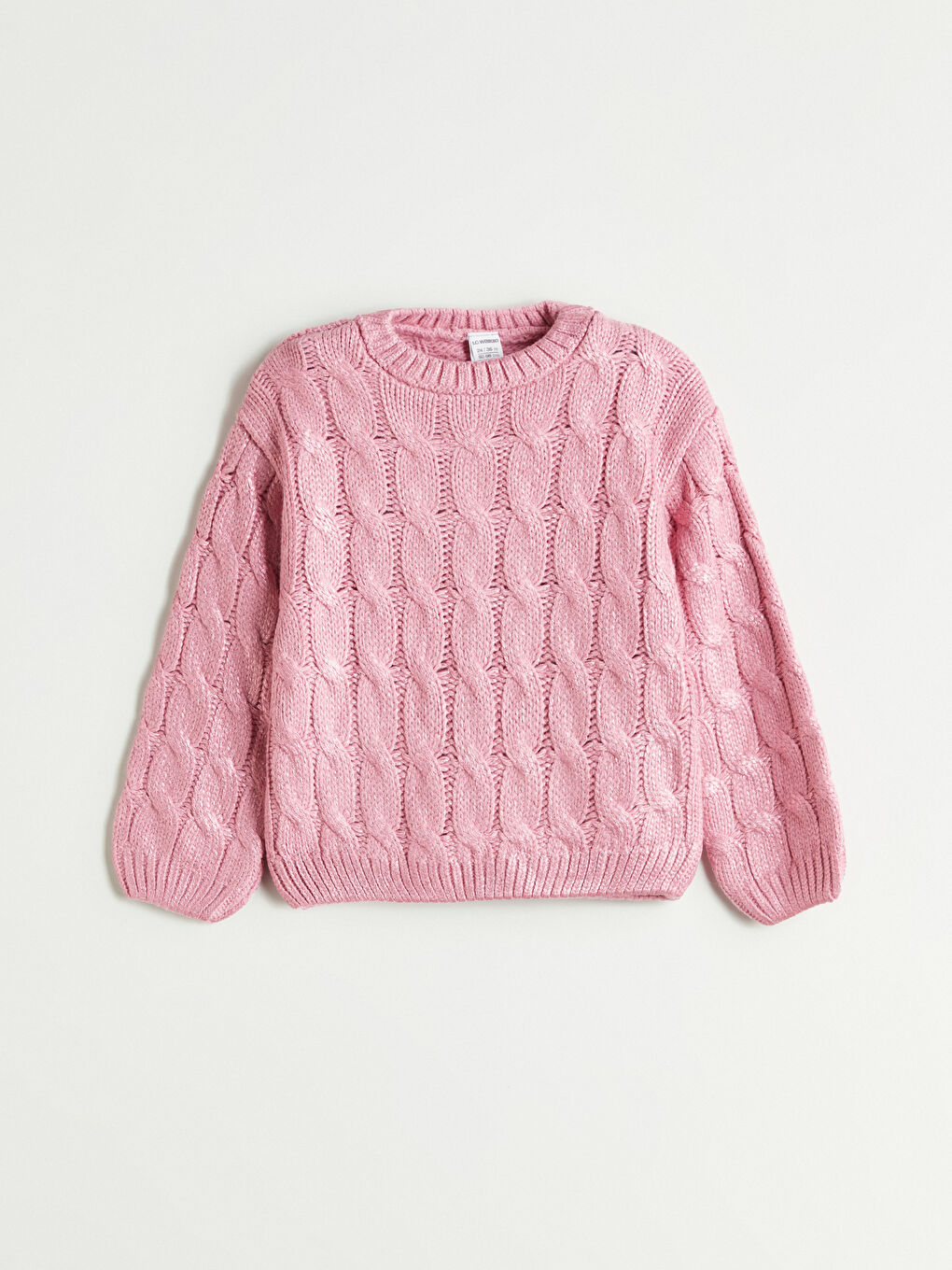 LCW ECO Girl PINK Sweater -W5GR88Z1-STL