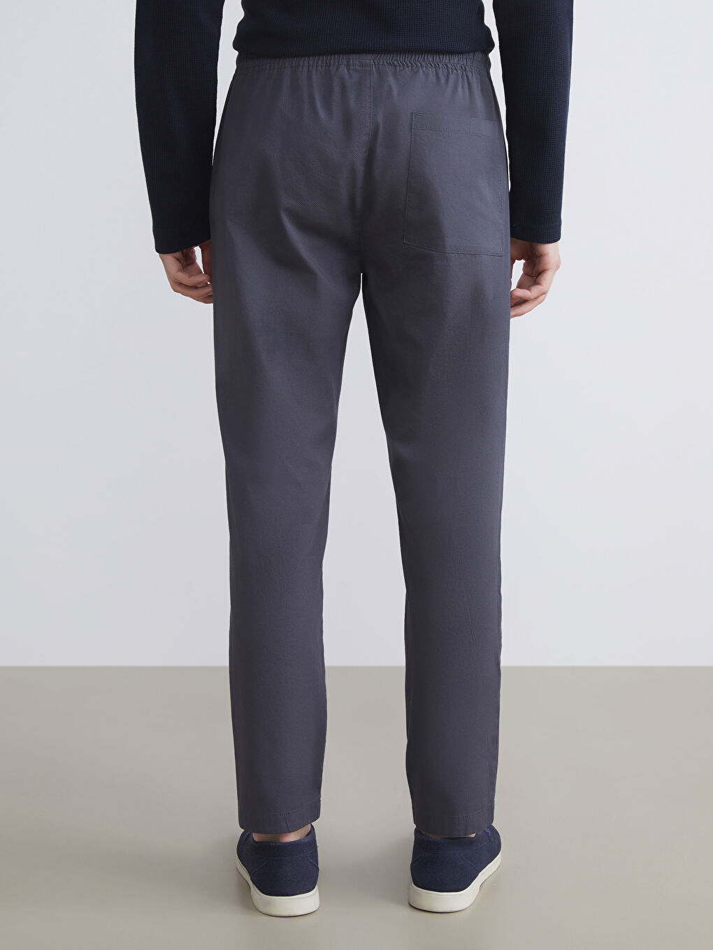 Antrasit Standart Kalıp Erkek Pantolon-3