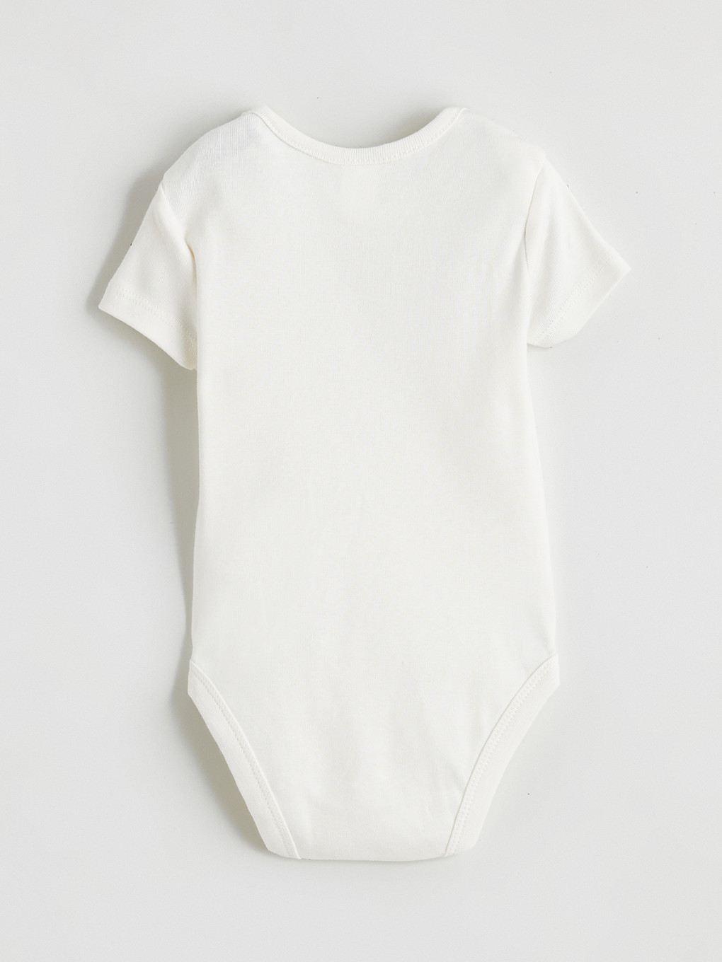 Bej Çiçek Baskılı Kız Bebek Çıtçıtlı Body-2