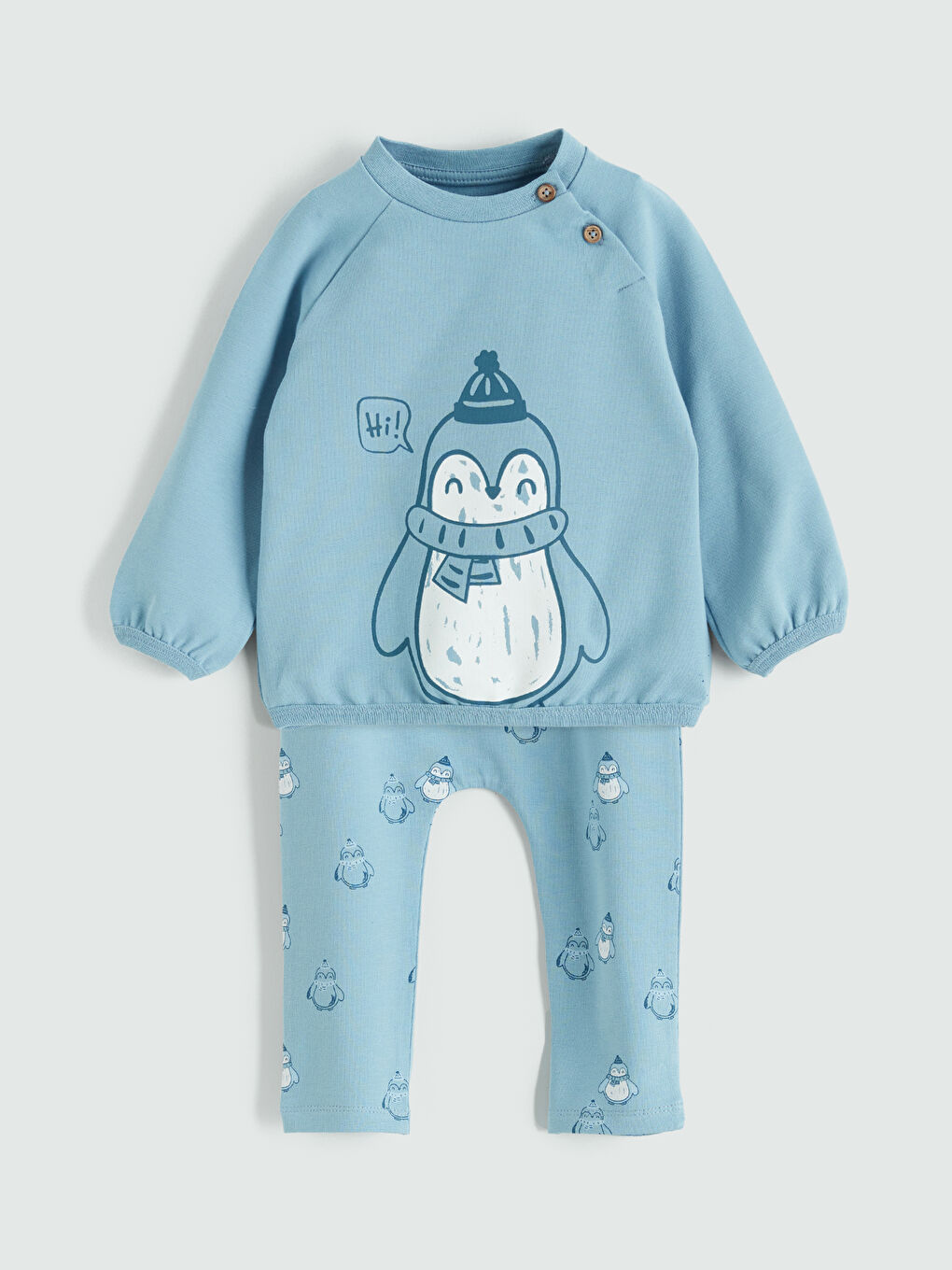 Printed Baby Boys' Pyjamas Set-1