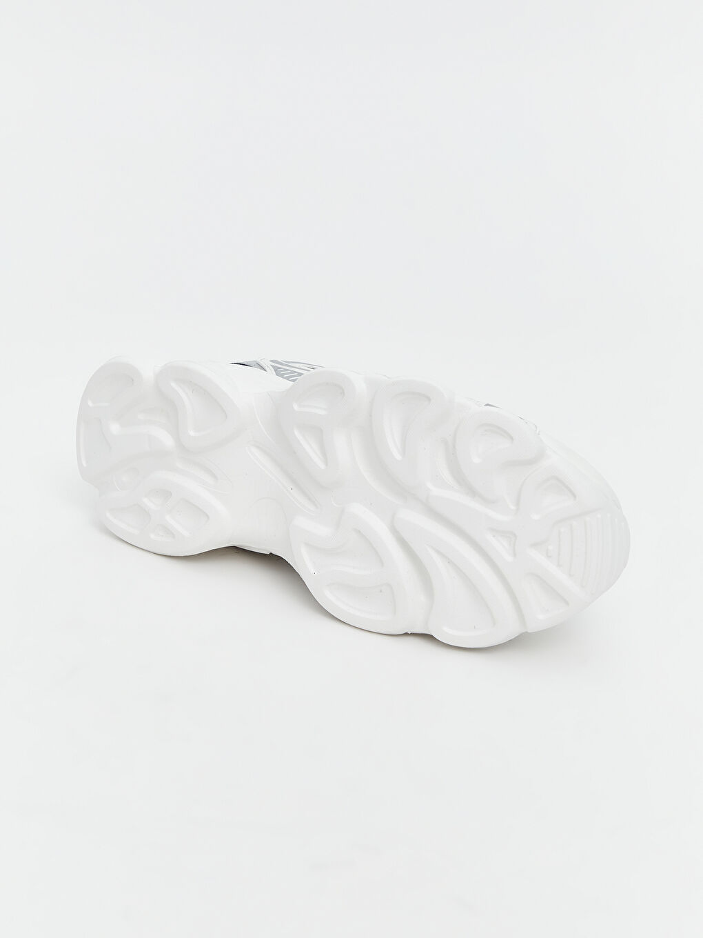 Beyaz Bağcıklı Erkek Çocuk Spor Ayakkabı-3