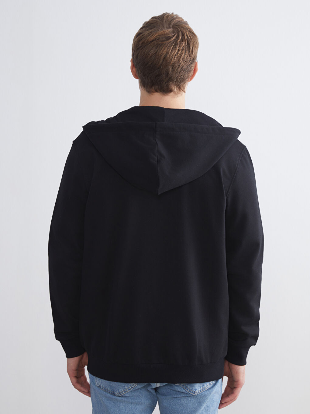 Hooded Men's Zip-Up Sweatshirt-7