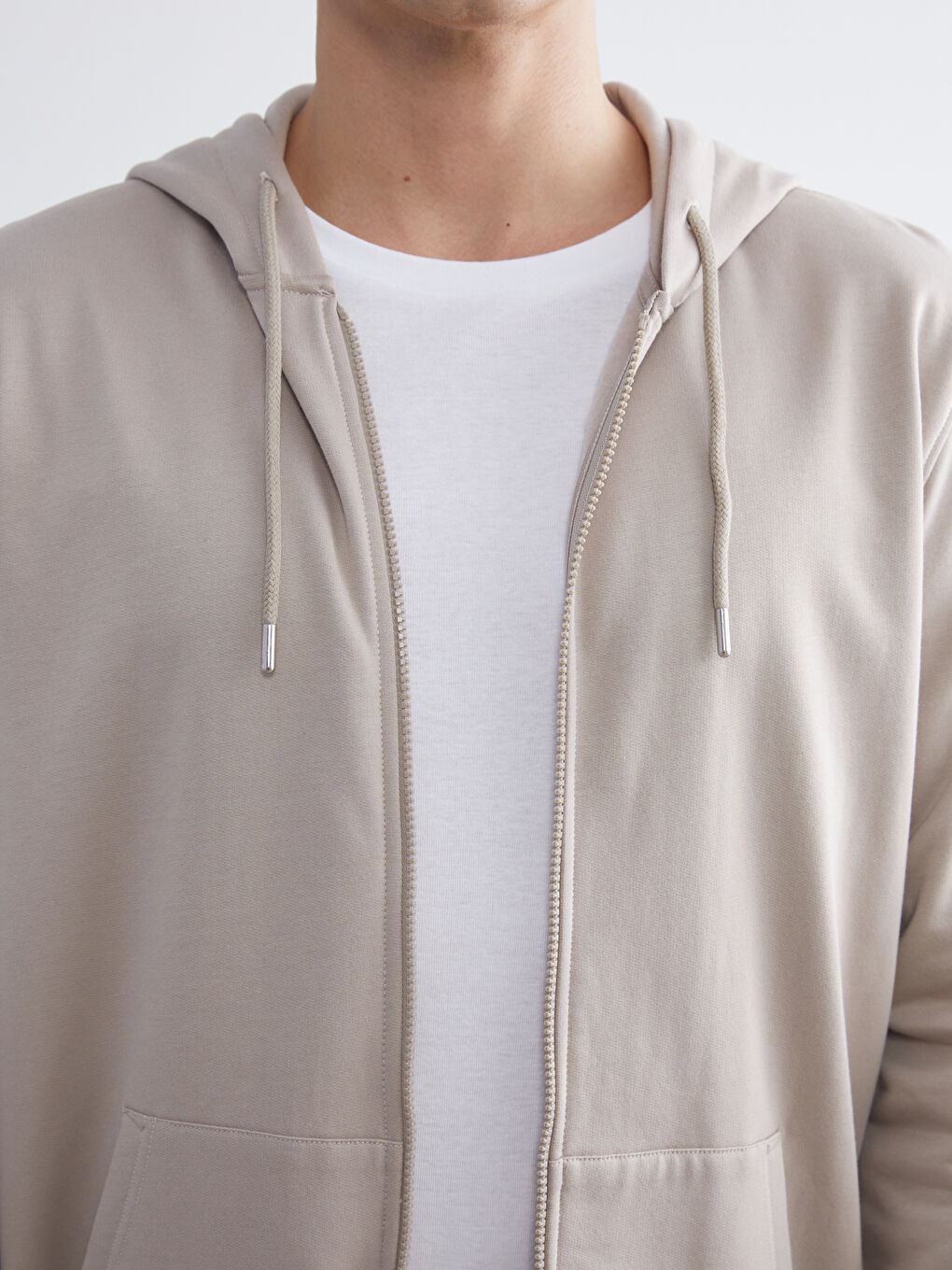 Hooded Men's Zip-Up Sweatshirt-5