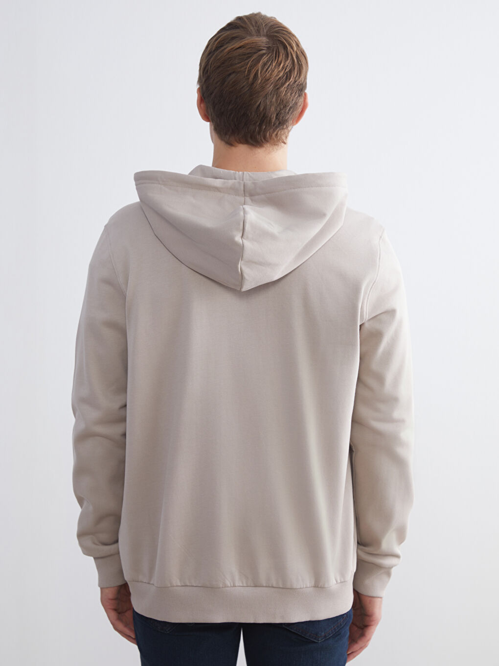 Hooded Men's Zip-Up Sweatshirt-7