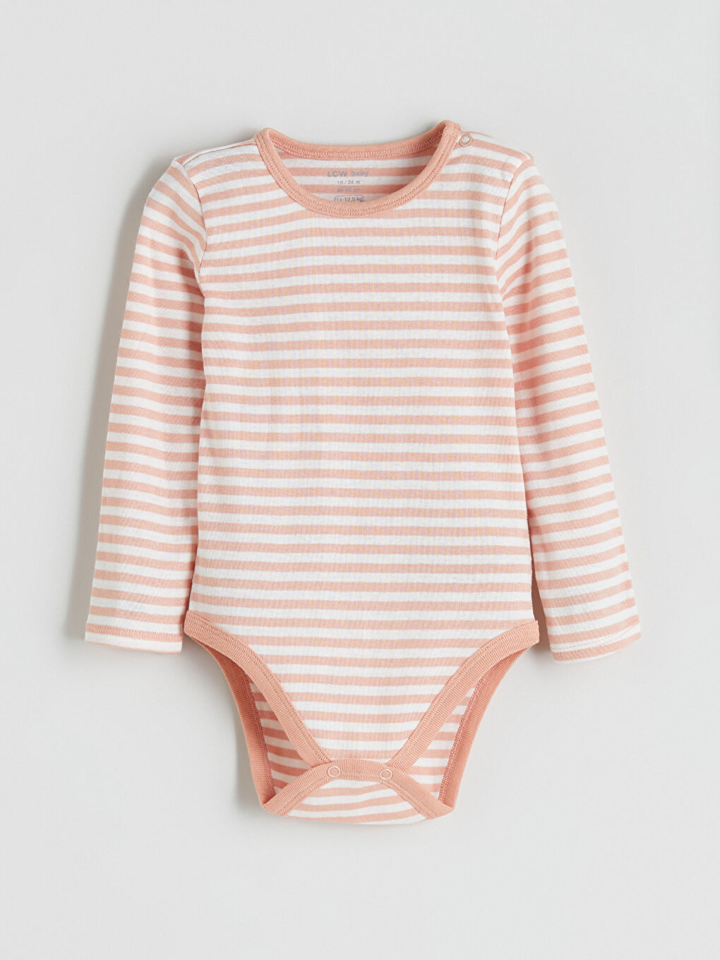 Crew Neck Baby Girls' Snap Bodysuit 2 Pack-4