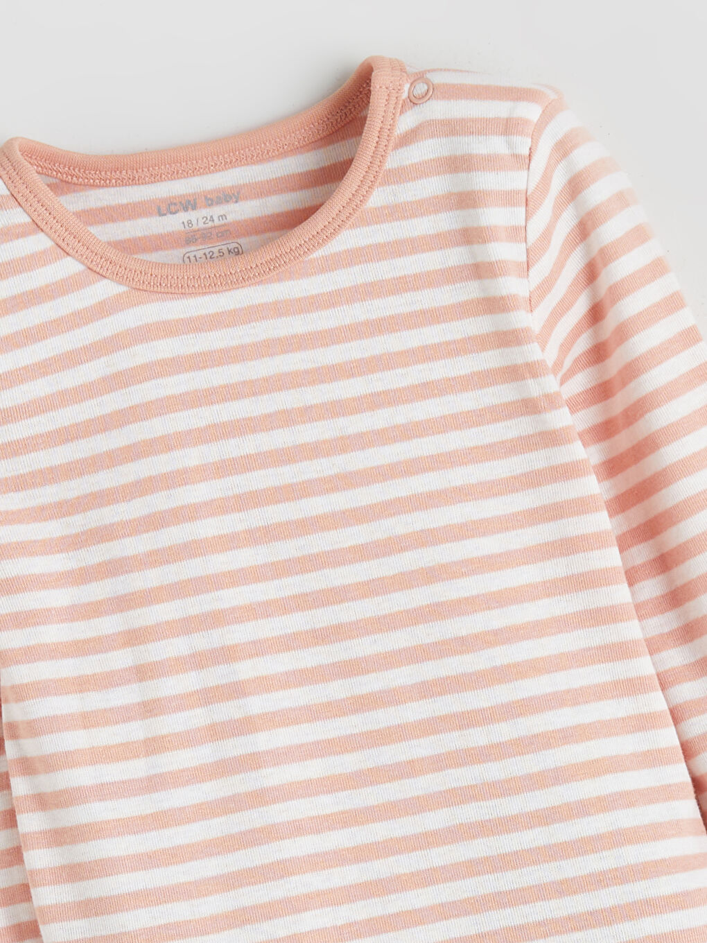 Crew Neck Baby Girls' Snap Bodysuit 2 Pack-5