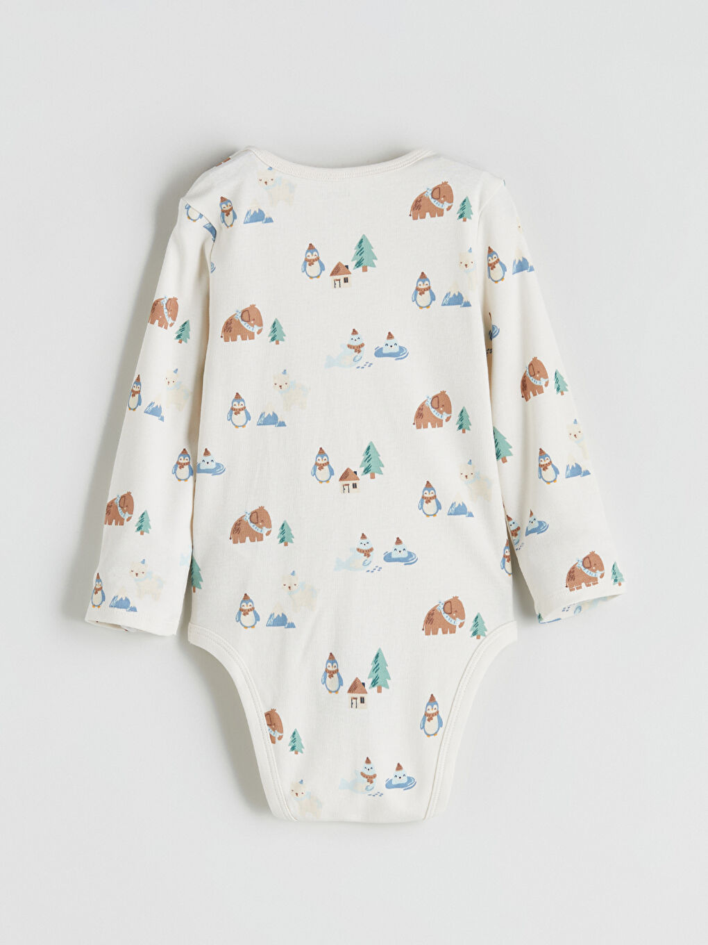 Crew Neck Baby Boy Snap Snap Bodysuit 2 Pack-3