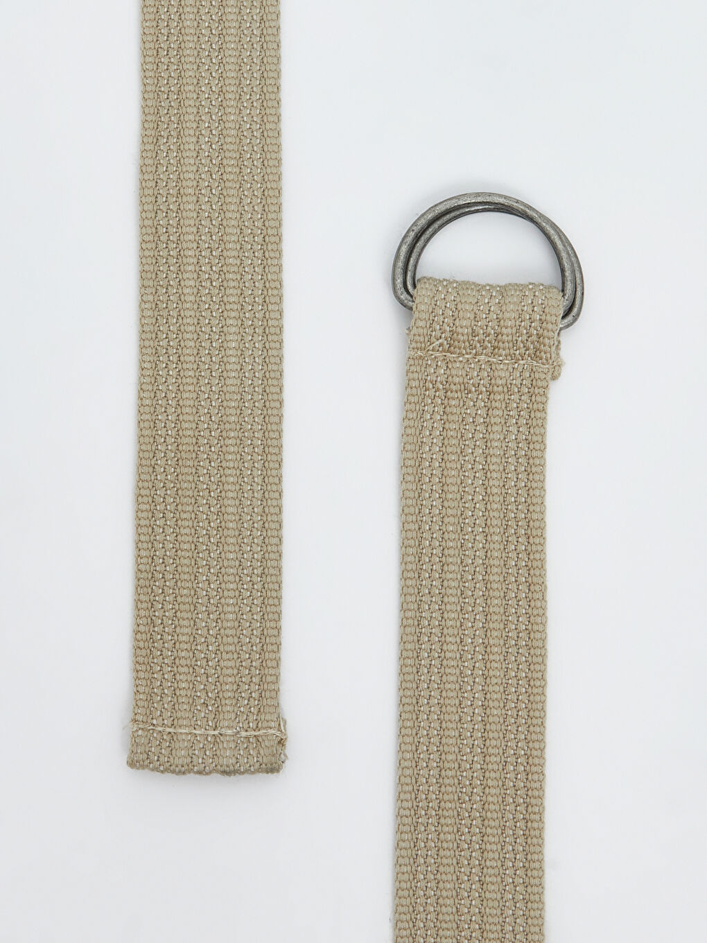 Bej Metal Tokalı Erkek Kemer-2