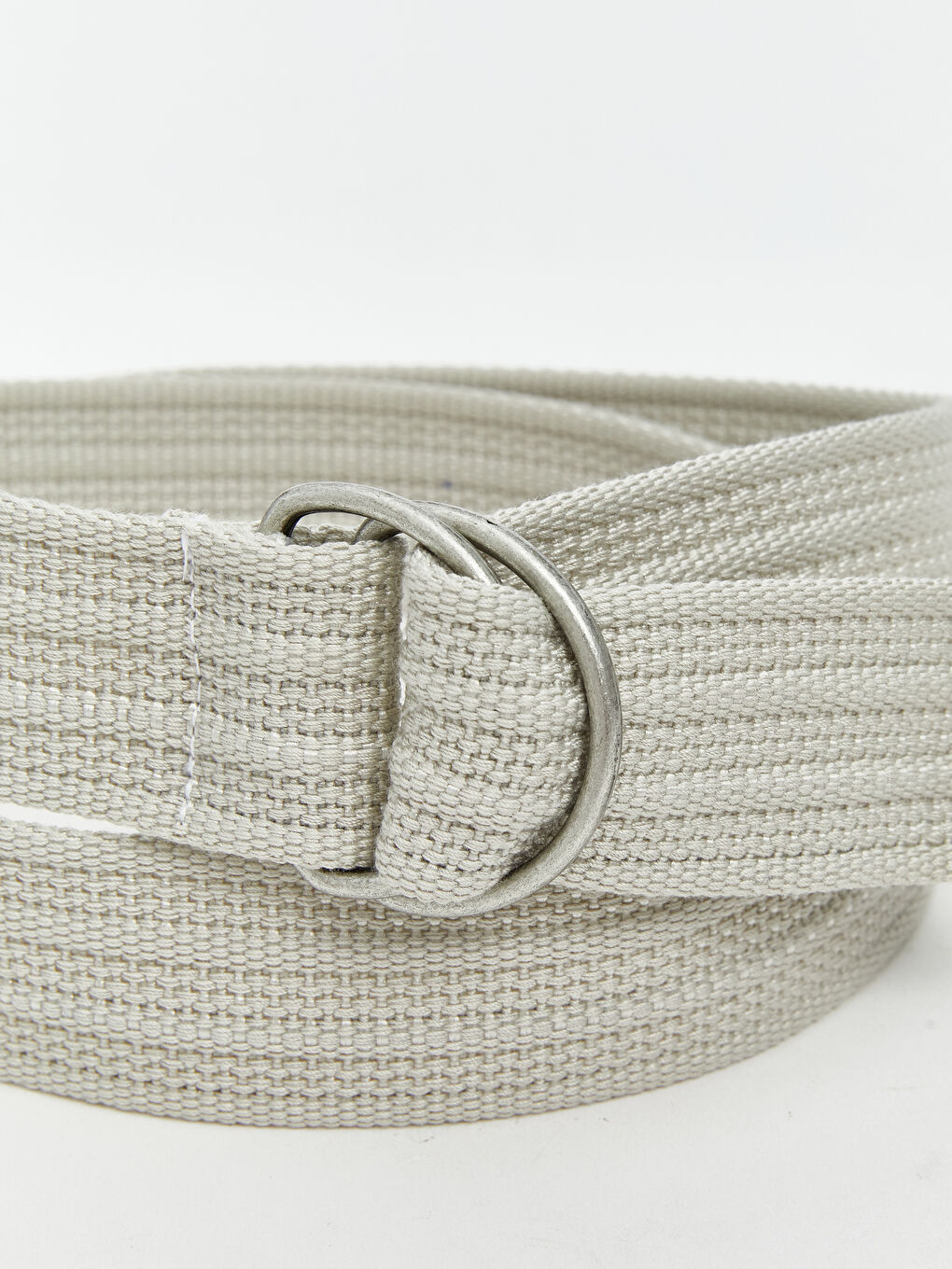 Bej Metal Tokalı Erkek Kemer-3