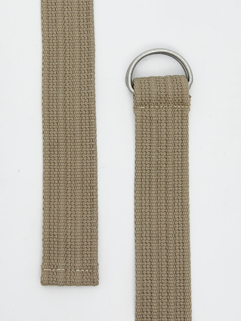 Bej Metal Tokalı Erkek Kemer-2