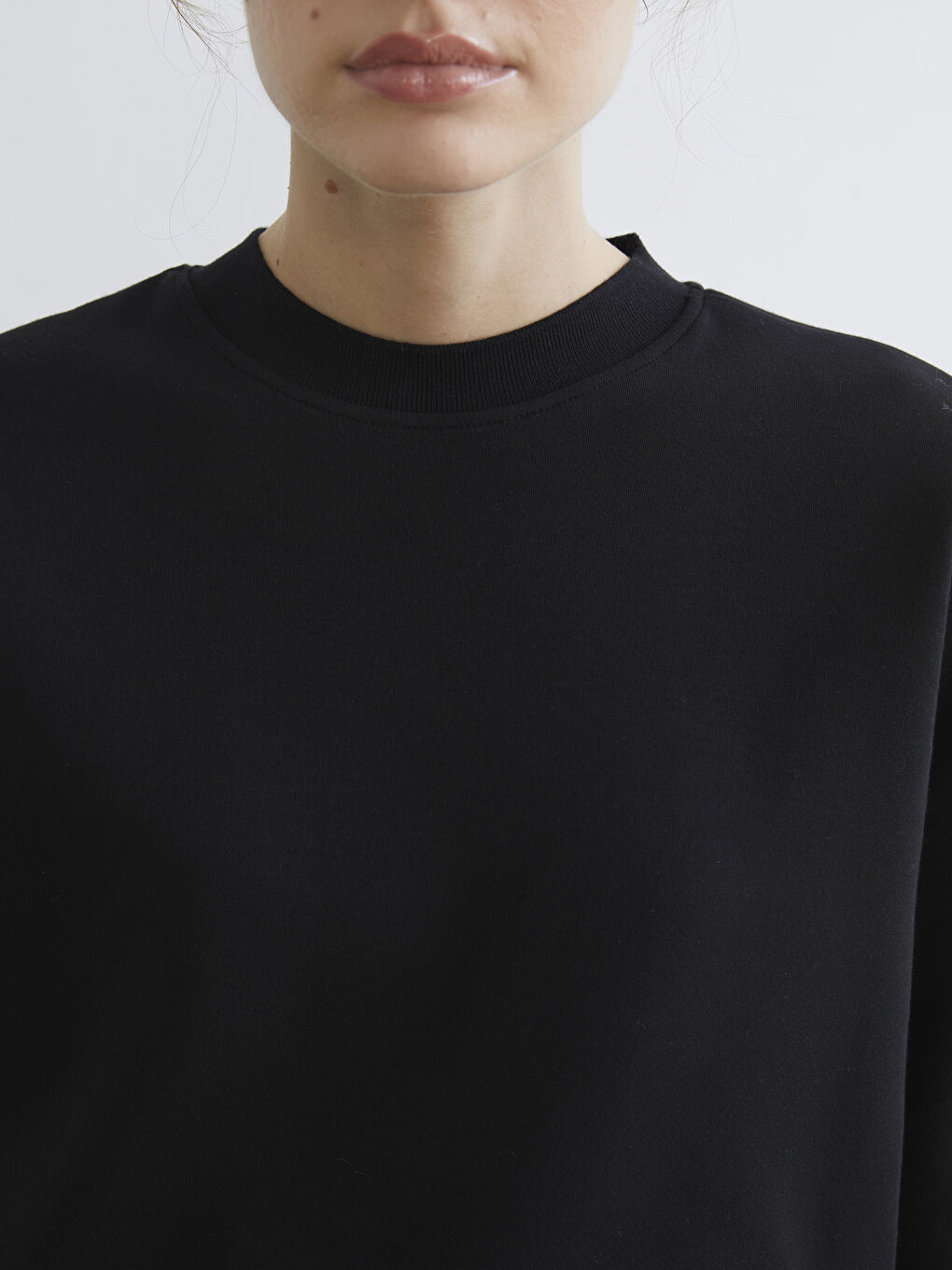 Women's Crew Neck Oversized Sweatshirt-2