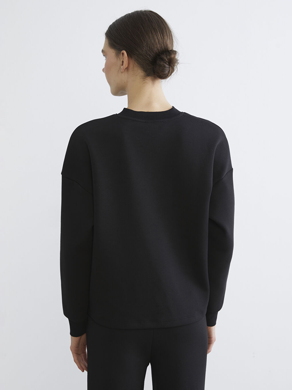 Women's Crew Neck Oversized Sweatshirt-3