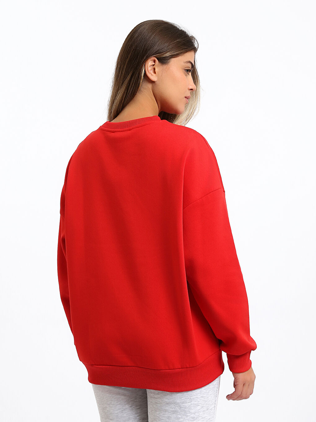 Crew Neck Women's Sweatshirt-4