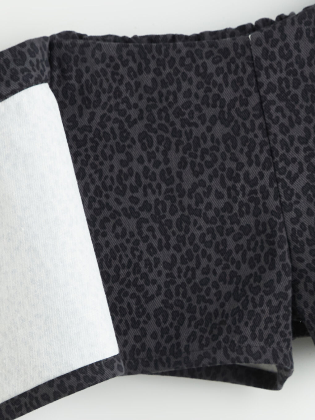 Antrasit Beli Lastikli Kız Çocuk Şort Etek-1