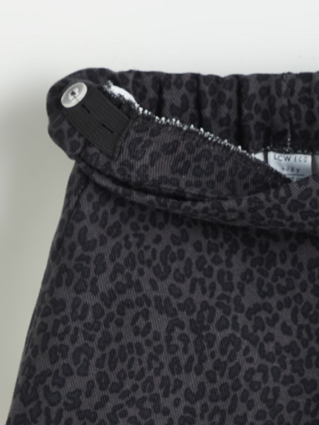 Antrasit Beli Lastikli Kız Çocuk Şort Etek-2