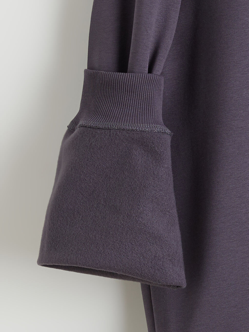 Zippered Funnel Neck Men's Thick Sweatshirt-5