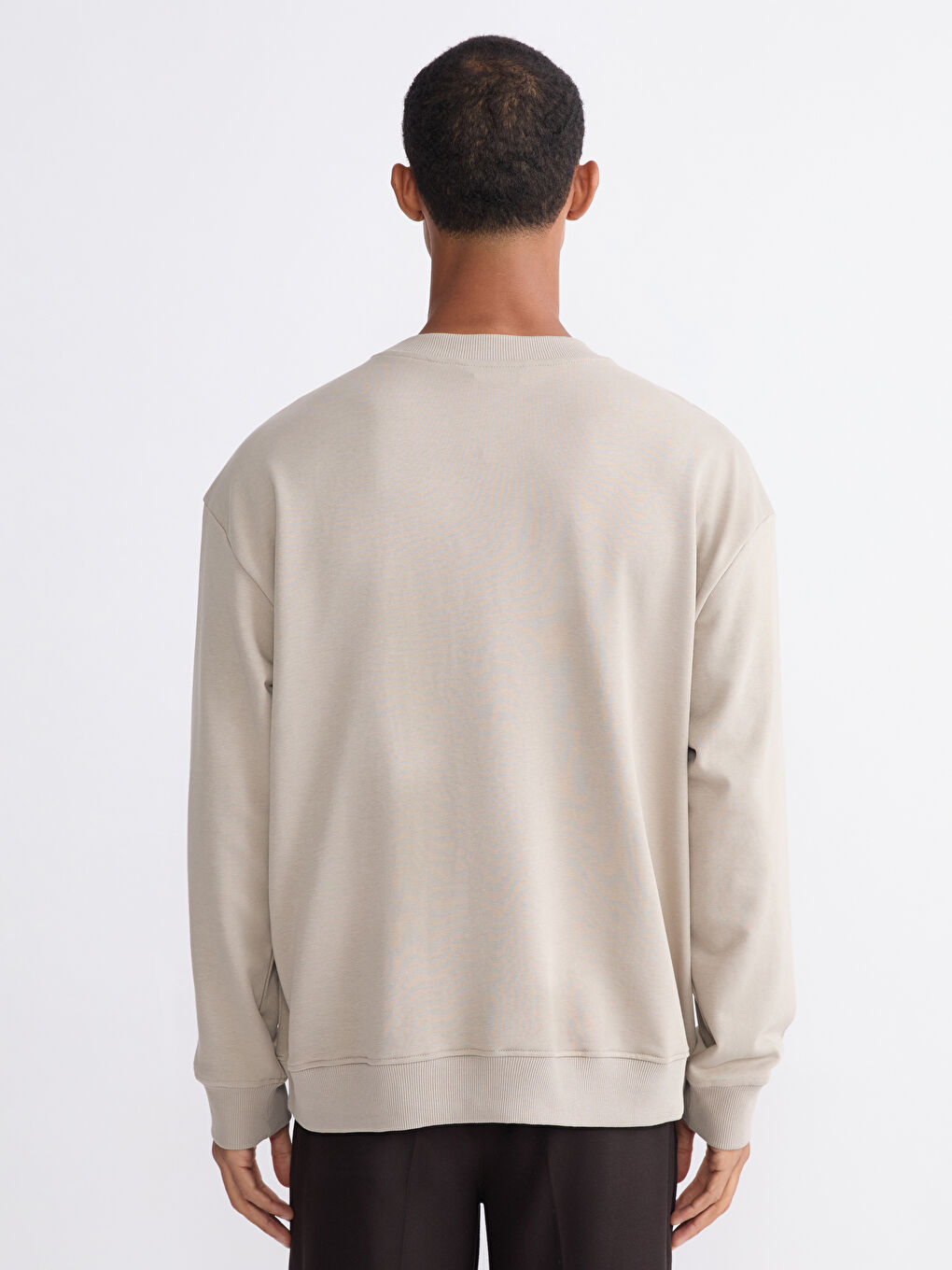 Crew Neck Printed Men's Sweatshirt-3