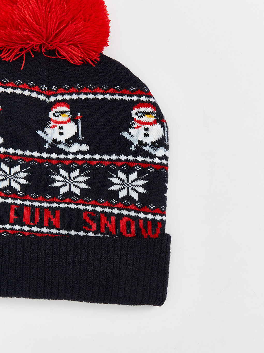 Рождественская Тематическая Мужская Трикотажная Шапка-1