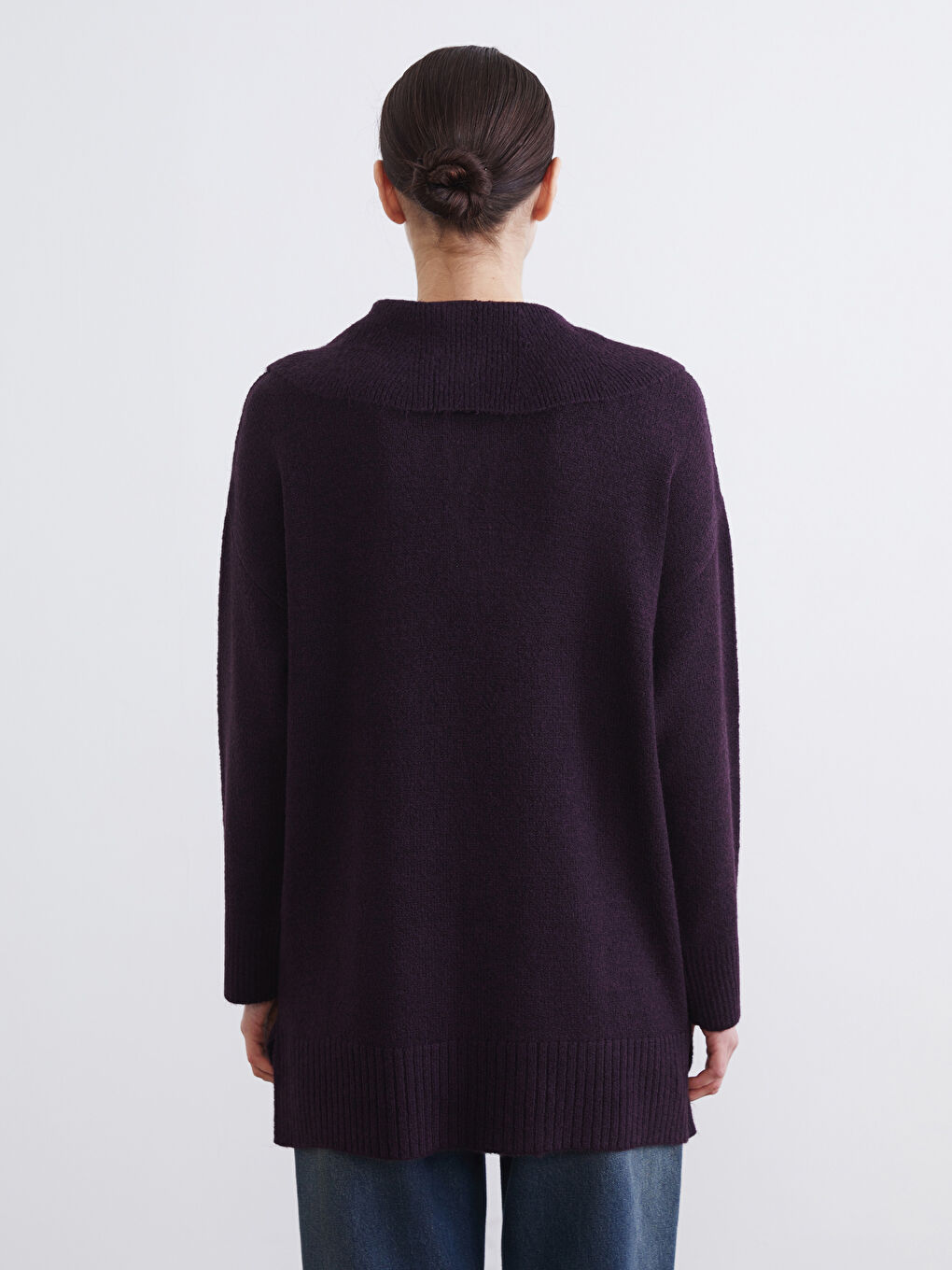 بلوفر تريكو بياقة بولو للسيدات-6