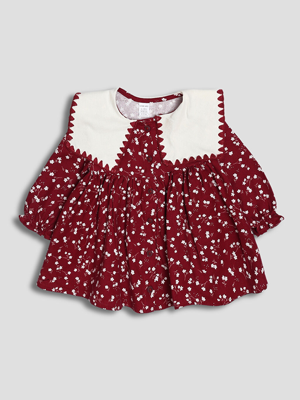 فستان للبنات بياقة بيتر بان