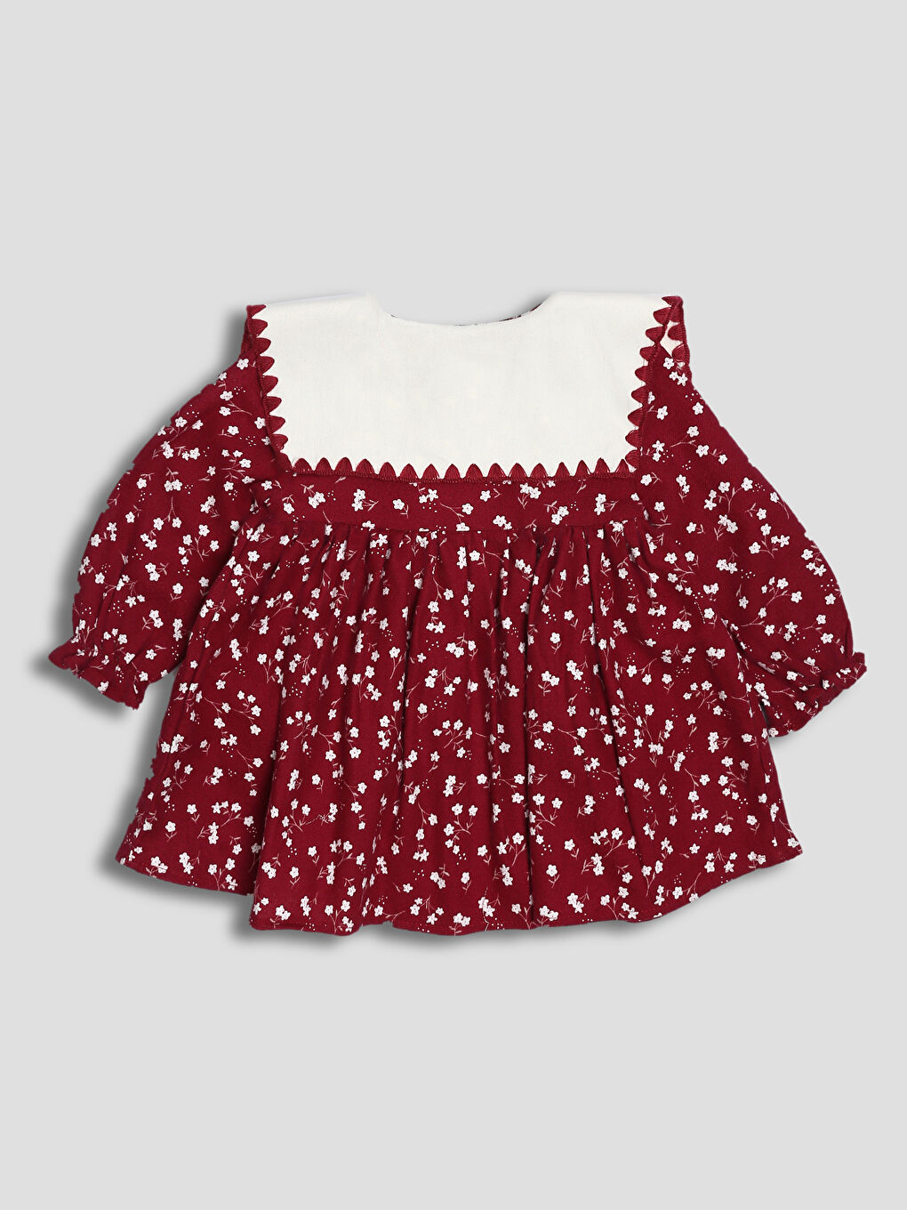 فستان للبنات بياقة بيتر بان-1