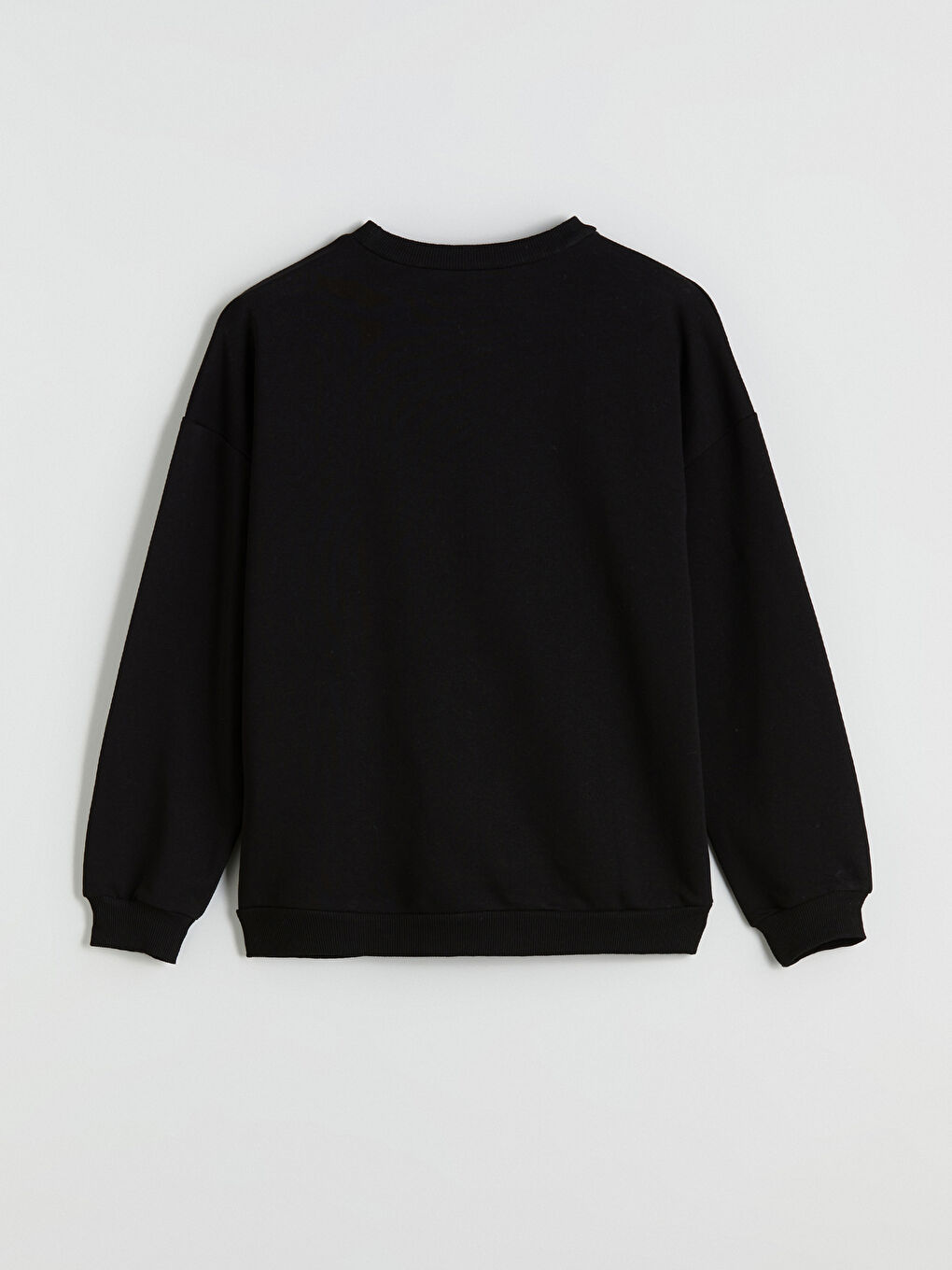LCW ECO Crew Neck Embroidered Oversize Women's Sweatshirt -W5GU58Z8-CVL